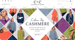 Desktop Screenshot of cashmereandcotton.co.uk